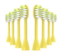eufeifeiegds 8Pack Replacement Toothbrush Heads for Series HY1100/HY1200 Electric Toothbrush Head Oral Care IPS (Yellow)
