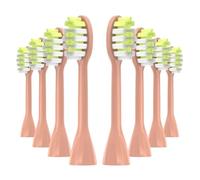 eufeifeiegds 8Pack Replacement Toothbrush Heads for Series HY1100/HY1200 Electric Toothbrush Head Oral Care IPS (Pink)