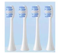 eufeifeiegds 8pcs Replacement Toothbrush Heads for B002DC/B009DC/B001/B004/B005/B006 Brush Heads Bristles Nozzles Vacuum Packin(Ivory)