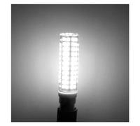 eufeifeiegds BA15D E11 E12 E14 8W Dimmable LED Corn Light Bulb 136 Ceramic 220V 120V Kitchen Ceiling Fan 150W Lamp(White 6000K,E14)