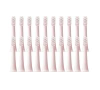 eufeifeiegds Brush Heads for T100 20/50/100Pcs Electric Toothbrush Soft Bristle Brush Vacuum Nozzles Refills(20Pcs Pink)