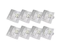 eufeifeiegds Compatible for 360 S5/S7/S7 Pro Robot Vacuum Cleaner Spare Main Side Brush Roller Mop Cloth Wipe Hepa Water Filter Parts wefeiegds(8 Box Water Filters)