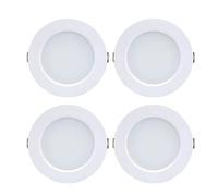 eufeifeiegds DC 12V 24V 36V LED Downlight 5W 9W 12W 15W 18W Recessed Round Ceiling Lamp Panel Lights Indoor Lighting Warm White(White 6000K,4-PACK_DC 12-36V_7W (85-100MM HOLE))