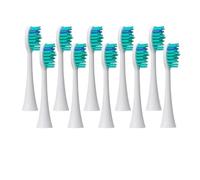 eufeifeiegds Electric Toothbrush Head Compatible with HX3/HX6/HX9 Series Electric Toothbrush(10pcs 601Green)