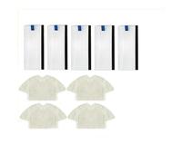 eufeifeiegds for 360 S6 Robot Vacuum Main Brush Side Brush Roller Hepa Filter Mop Rag Cloth Replacement Cleaner Accessories Parts wefeiegds(Set 18)