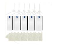 eufeifeiegds for 360 S6 Robot Vacuum Main Brush Side Brush Roller Hepa Filter Mop Rag Cloth Replacement Cleaner Accessories Parts wefeiegds(Set 19)