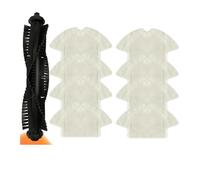 eufeifeiegds for 360 S6 Robot Vacuum Main Brush Side Brush Roller Hepa Filter Mop Rag Cloth Replacement Cleaner Accessories Parts wefeiegds(Set 16)