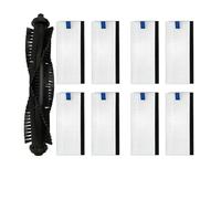 eufeifeiegds for 360 S6 Robot Vacuum Main Brush Side Brush Roller Hepa Filter Mop Rag Cloth Replacement Cleaner Accessories Parts wefeiegds(Set 17)
