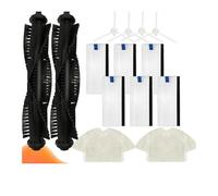 eufeifeiegds for 360 S6 Robot Vacuum Main Brush Side Brush Roller Hepa Filter Mop Rag Cloth Replacement Cleaner Accessories Parts wefeiegds(Set 4)