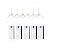eufeifeiegds for 360 S6 Robot Vacuum Main Brush Side Brush Roller Hepa Filter Mop Rag Cloth Replacement Cleaner Accessories Parts wefeiegds(Set 9)