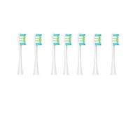 eufeifeiegds for 7pcs Replacement Heads Brush Heads Flow/X/X PRO/ Z1/ F1/ One/Air 2 /SE Soft Toothbrush Vacuum Bristle(Silver)