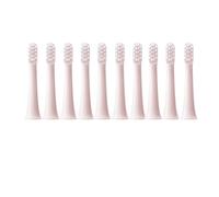 eufeifeiegds for T100 Replacement Brush Heads Electric Toothbrush Vacuum Soft Bristle Suitable Nozzles 10Pcs Clean(10Pcs Pink)