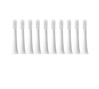 eufeifeiegds for T100 Replacement Brush Heads Electric Toothbrush Vacuum Soft Bristle Suitable Nozzles 10Pcs Clean(10pcs White)