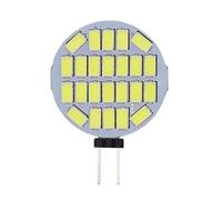 eufeifeiegds High Brightness LED chip 12V24V Round Spotlight SMD5730 24leds No Flicker Range Hood Boat Light G4 Bulb Replace Lamp(24LEDS-(1 PCS),Nature White 4000K)