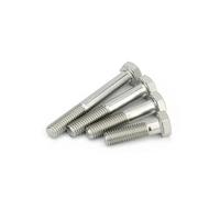 eufeifeiegds M6 M8 M10 M12 M14 M16 DIN931 A4-70 316 Stainless Steel Half Thread External Hex Hexagon Head Screw Bolt wefeiegds