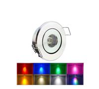 eufeifeiegds Mini LED spot lights dimmable 3W DC12V recessed ceiling lamp 220V 40-45mm jewelry lighting downlight for cabinet showcase light(Red,3W Dimmable 220V)