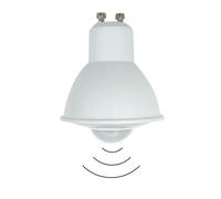 eufeifeiegds Motion PIR Sensor LED GU10 Bulb 6W 85-265V AC Track Lighting Commercial Light Courtyard Road 50W(White 6000K)