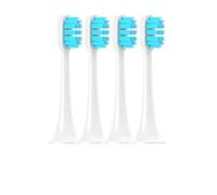 eufeifeiegds Replacement Brush Heads for T300/T500/T700 for Electric Toothbrushes with Caps Sealed Package Soft Heads(4Blue)