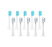 eufeifeiegds Replacement Brush Heads for T300/T500/T700 for Electric Toothbrushes with Caps Sealed Package Soft Heads(5Blue5Whit)
