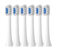 eufeifeiegds Replacement Brush Heads for T301 T302 T501 /501CSonic Electric Toothbrush Head Soft Bristle Nozzles(T301-302-WH-6Pcs)
