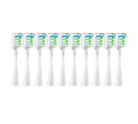 eufeifeiegds Replacement Brush Heads for X3 X5 V1 X3U 5-10pcs Bristle Heads Electric Toothbrush Bristle Sealed Packed(10 White)