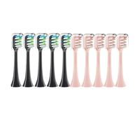 eufeifeiegds Replacement Brush Heads for X3 X5 V1 X3U 5-10pcs Bristle Heads Electric Toothbrush Bristle Sealed Packed(5black 5pink)