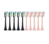 eufeifeiegds Replacement Brush Heads for X3 X5 V1 X3U 5-10pcs Bristle Heads Electric Toothbrush Bristle Sealed Packed(5black 5pink)