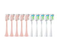 eufeifeiegds Replacement Brush Heads for X3 X5 V1 X3U 5-10pcs Bristle Heads Electric Toothbrush Bristle Sealed Packed(5white 5pink)