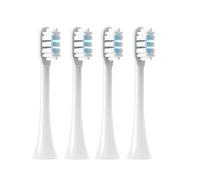eufeifeiegds Replacement Toothbrush Heads for T301/T302/T501 Electric Tooth Brush Bristle Nozzles with Vacuum Packaging (4 pcs White)