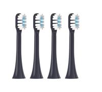 eufeifeiegds Replacement Toothbrush Heads for T301/T302/T501 Electric Tooth Brush Bristle Nozzles with Vacuum Packaging (4 pcs Purple)
