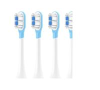 eufeifeiegds Replacement Toothbrush Heads for T301/T302/T501 Electric Tooth Brush Bristle Nozzles with Vacuum Packaging (4 pcs BJ White)