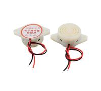 eufeifeiegds SFM-27 SHD4216 DC 3-24V 12V Alarm High-decibel Electronic Buzzer Beep Alarm Intermittent Continuous Beep For Car Van(Intermittent White)