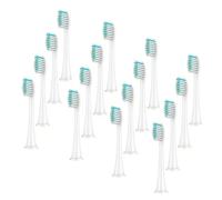 eufeifeiegds Toothbrush Heads for Replacement Brush Heads Protective Cover Soft Bristles Electric Toothbrush Heads(White 16pcs)