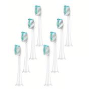 eufeifeiegds Toothbrush Heads for Replacement Brush Heads Protective Cover Soft Bristles Electric Toothbrush Heads(White 8pcs)