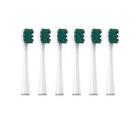 eufeifeiegds Toothbrushes Head Suitable for All Models of Electric Toothbrushes Independent Vacuum Packaging(6pcs BlackishGreen)