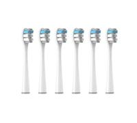 eufeifeiegds Toothbrushes Head Suitable for All Models of Electric Toothbrushes Independent Vacuum Packaging(6pcs GrayBlue)