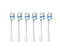 eufeifeiegds Toothbrushes Head Suitable for All Models of Electric Toothbrushes Independent Vacuum Packaging(6pcs AngularWhite)