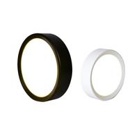 eufeifeiegds Ultra Thin LED Downlight DC12V 3W 5W 7W 9W 12W 15W 18W Spot Light Waterproof Surface Mounted Bedroom Ceiling Lamp(Black,WARM WHITE_18W 12V)