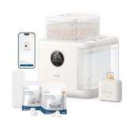 eufy Bottle Washer S1 Pro with Cleaning Kit, Steriliser for Baby Bottles, Built-in Water Softener,All-in-One 3D HydroBlast Washer,Smart App Control