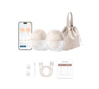 eufy Breast Pump E10, Wearable Breast Pump, Electric Hands-Free with App-Controlled Smart Rhythm Hospital-Grade Suction Portable Design Leak-Proof and Ultra-Quiet Performance