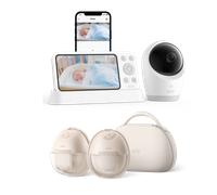eufy Breast Pump S1 Pro + Baby Monitor E21 White