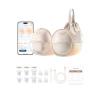 eufy Breast Pump S1,Wearable Electric Breast Pump with Heating Technology, Hands-Free,App-Controlled Smart Rhythm, Hospital-Grade Suction, Portable Design, Leak-Proof and Ultra-Quiet