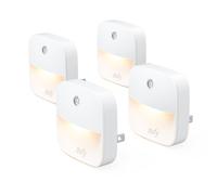 eufy by Anker Plug-in Night Light Warm White LED Dusk-to-Dawn Sensor Bedroom Bathroom Kitchen Hallway Stairs Energy Efficient Compact Light