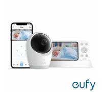 Eufy E21 5-Inch Smart Baby Monitor With 4K Uhd Pan-Tilt Camera, 8X Zoom, Night Vision, Wi-Fi & 5000Mah Battery