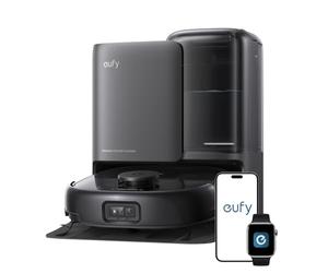 eufy E25 Omni, Robot Vacuum Cleaner with Mop,HydroJet Self-Clean Roller Mop