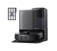 eufy E25 Omni Robot Vacuum Cleaner with Mop, HydroJet System, 20,000 Pa Turbo Powerful Suction, Zero Tangling, with Auto All-In-One Station+Replacement Filter for RoboVac