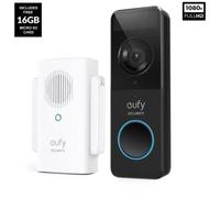 Eufy Battery Video Doorbell Slim 1080P Black Black