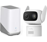eufy Edge Security Center S380 HomeBase 3 with Wired Cam C31, 360° Coverage with Pan/Tilt, Indoor and Outdoor, Dual Antenna, Colour Night Vision