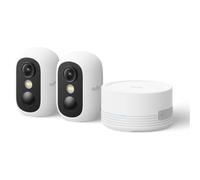 eufy eufyCam C35 camera | Wireless Outdoor WiFi Surveillance Camera, Magnetic Support, Night Vision, Local Storage, Toll-Free, IP67, White