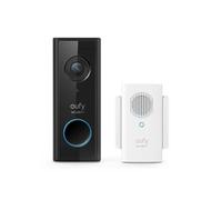 Eufy Full HD 1080p Battery Wireless Video Doorbell Slim with Chime - Black